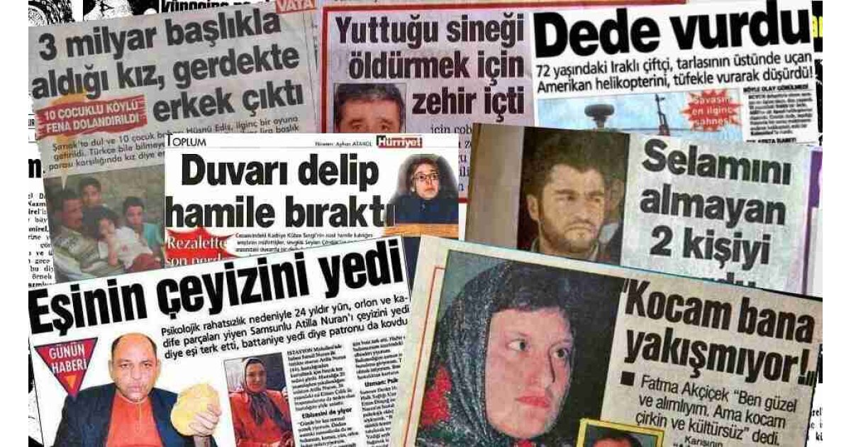 Türkiye'de yaşanmış en ilginç haberler