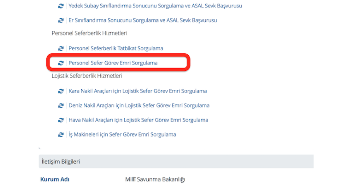 E Devlet Sefer Görev Emri Nedir? Seferberlik Yaş Sınırı Nasıl Sorgulanır?