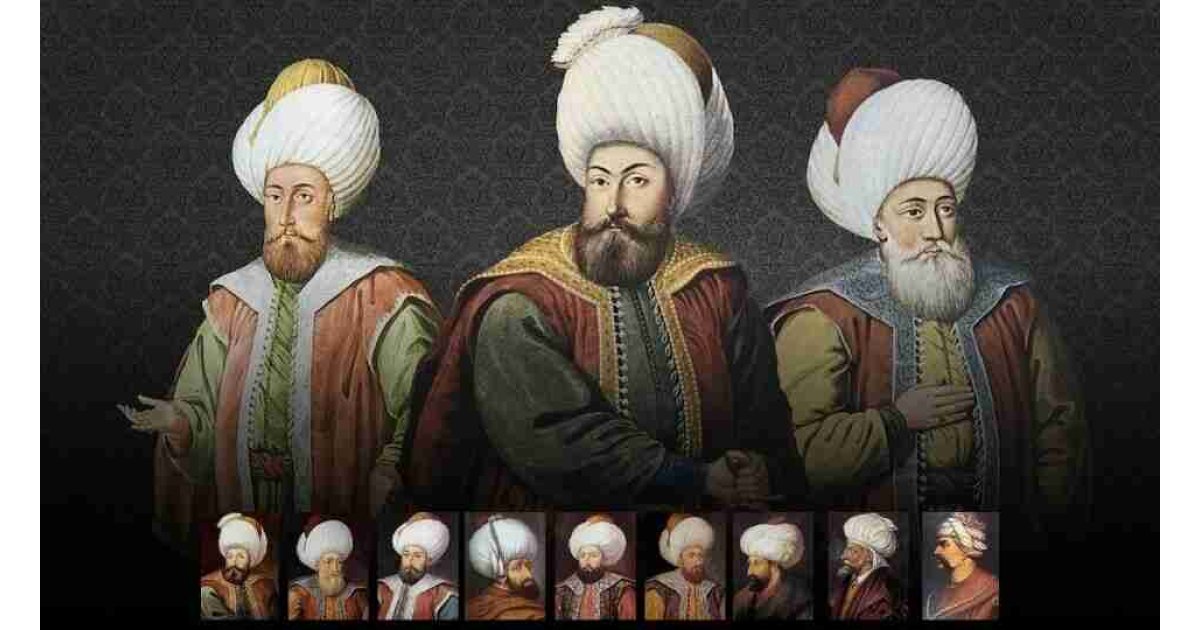 Osmanlı İmparatorluğu'nun kuruluşundan yıkılışına tüm padişahları