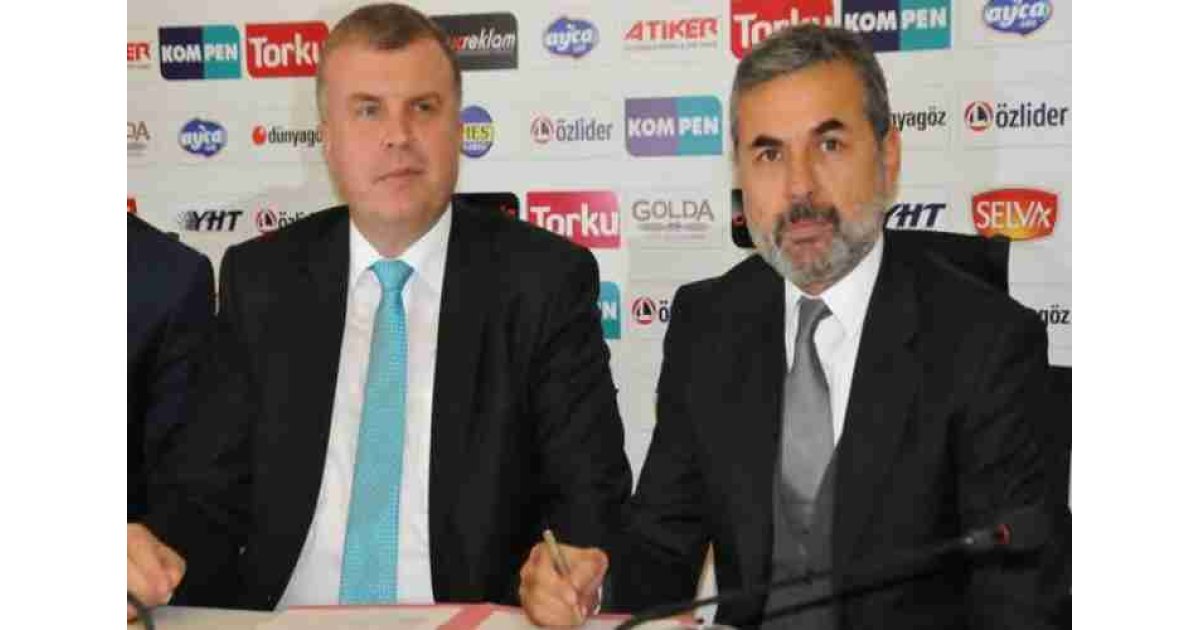 İmzalar atıldı... Aykut Kocaman resmen Konyaspor'da...