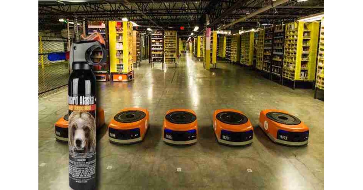 Amazon'un yapay zekalı robotu ayı kovucu spreyi kırdı 24 kişiyi hastanelik etti