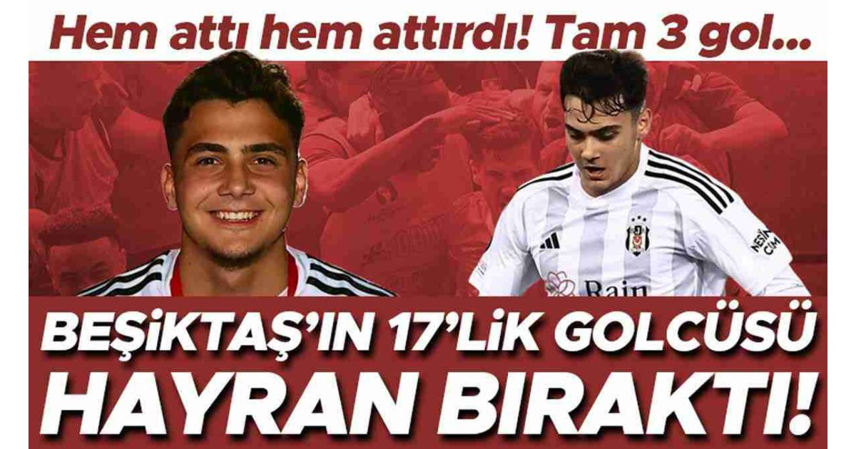 Beşiktaş'ta Mustafa Erhan Hekimoğlu şov! Hem attı hem attırdı 