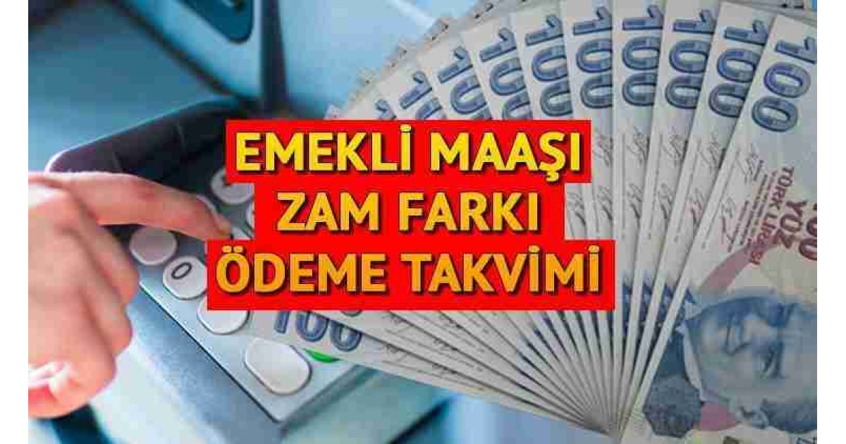 SGK EMEKLİ MAAŞI ZAM FARKI ÖDEME TARİHLERİ TEMMUZ 2024 || SSK, Bağkur, Emekli Sandığı maaş farkları yattı mı, ne zaman yatacak? SGK'dan memur emeklisi için açıklama geldi! 