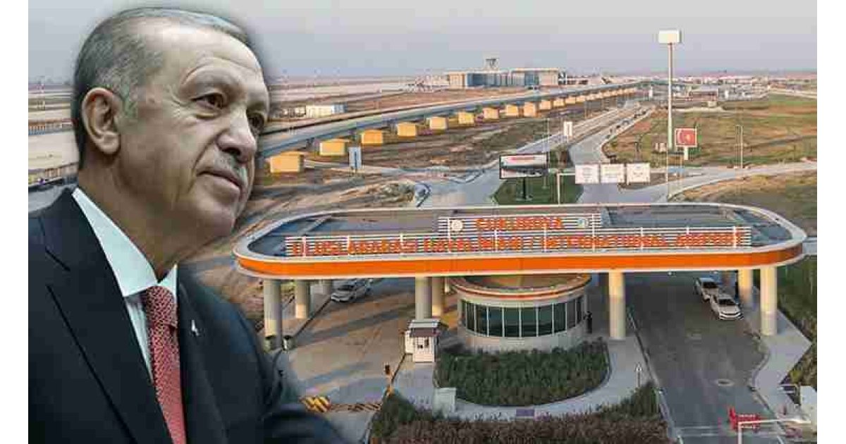 Çukurova Uluslararası Havalimanı açıldı... Erdoğan'dan muhalefete tepki: Borçlara para yok, Paris'te keyif çatmaya gelince paranın sınırı yok