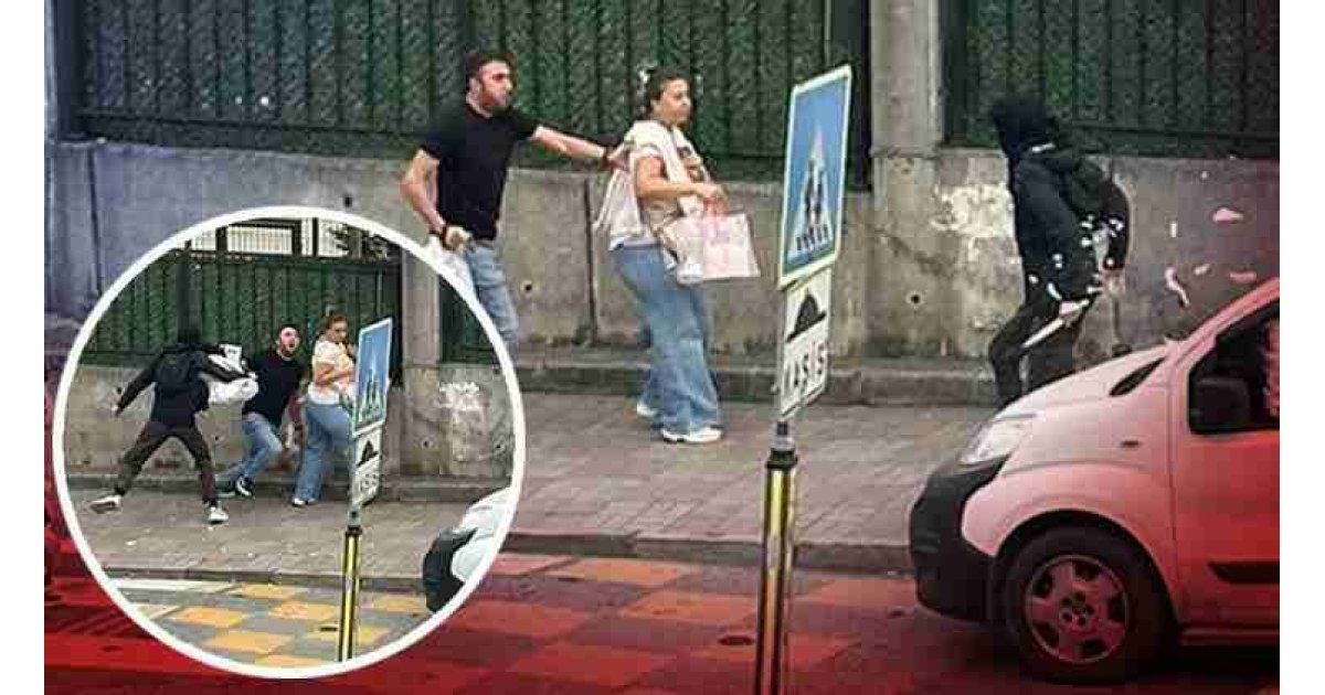 İstanbul'da kan donduran olay! Önüne çıkanı bıçakladı, okula girmeye çalıştı: 1 kişinin durumu ağır