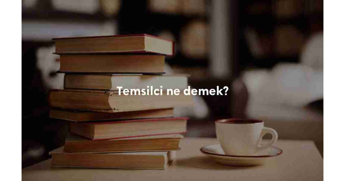 Temsilci nedir? Anlamı ne demek?