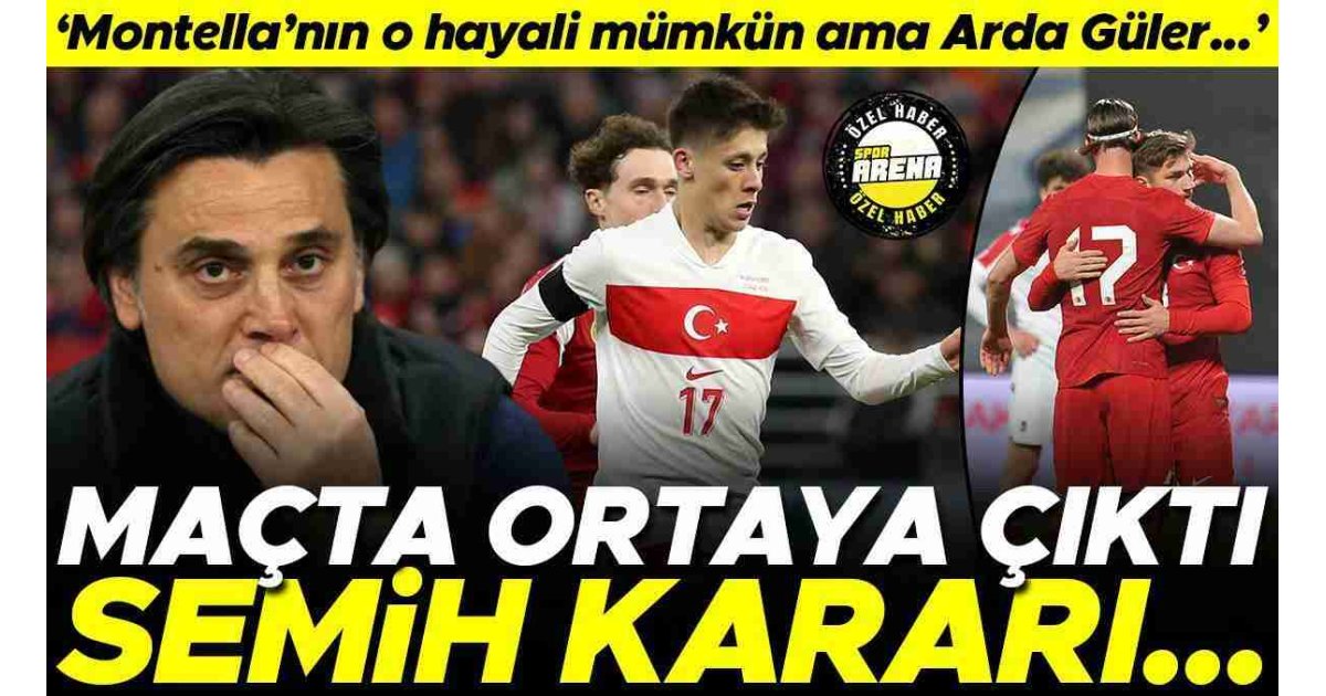 Arda Güler ve Semih Kılıçsoy uyarısı! Macaristan maçı sonrası seslendi: Montella'nın o hayali için... 