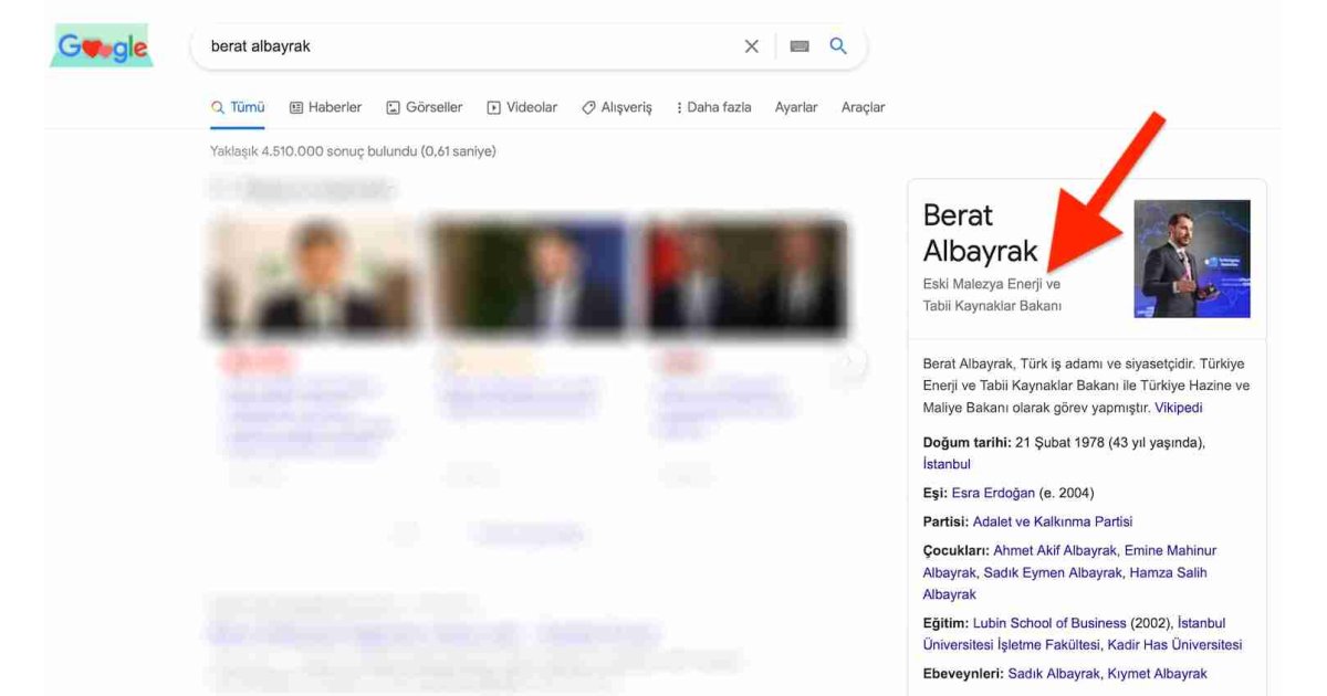 Google Berat Albayrak'ı Eski Malezya Enerji ve Tabii Kaynaklar Bakanı Yaptı