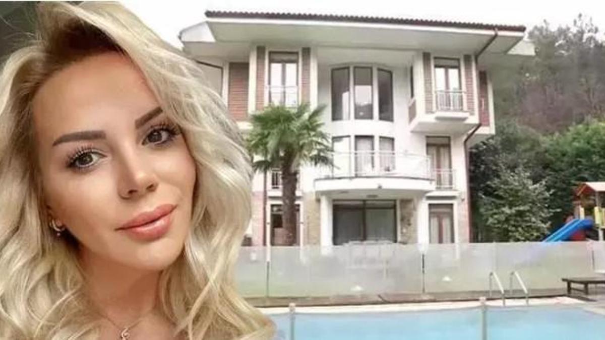 Ünlü şarkıcının 4 katlı lüks villası, 5 odalı şık iç tasarımıyla göz kamaştırıyor.