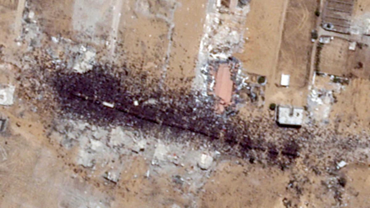 İsrail'in zulmü uydu görüntülerinde net bir şekilde görüntülendi. İsrail'in zulmü uydu görüntülerinde net bir şekilde görüntülendi.