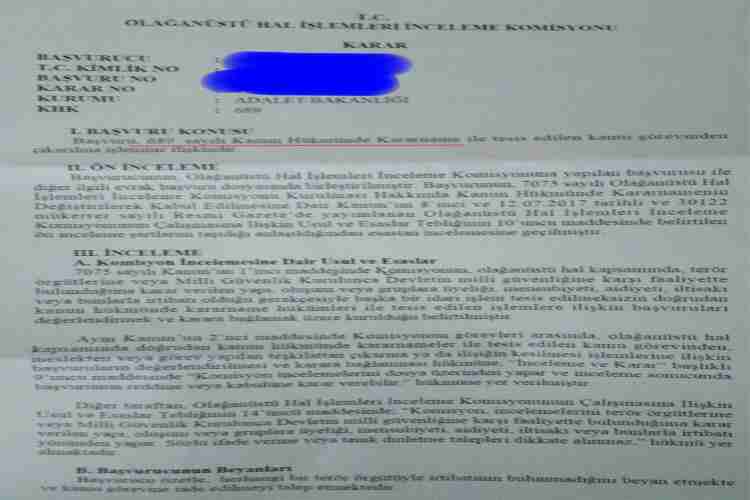 OHAL Komisyonu 2 bin 700 kişi hakkında iade kararı verdi