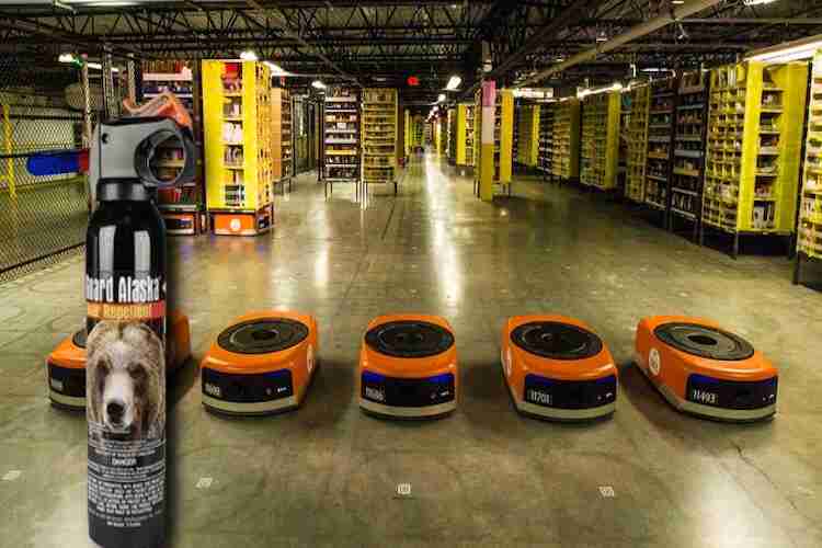 Amazon'un yapay zekalı robotu ayı kovucu spreyi kırdı 24 kişiyi hastanelik etti