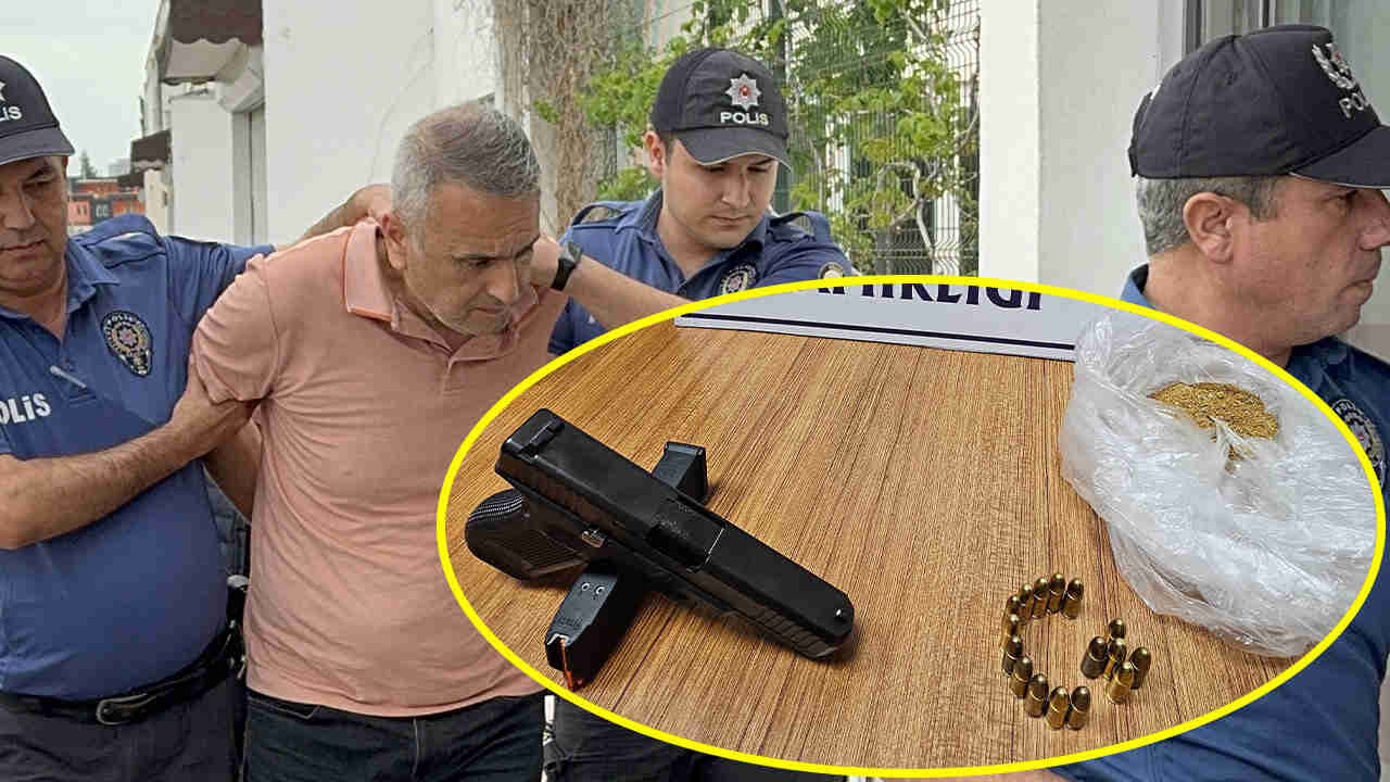 Dur ihtarına uymadı polise silah çekti: Belediye müdürünün aracından neler çıktı neler 