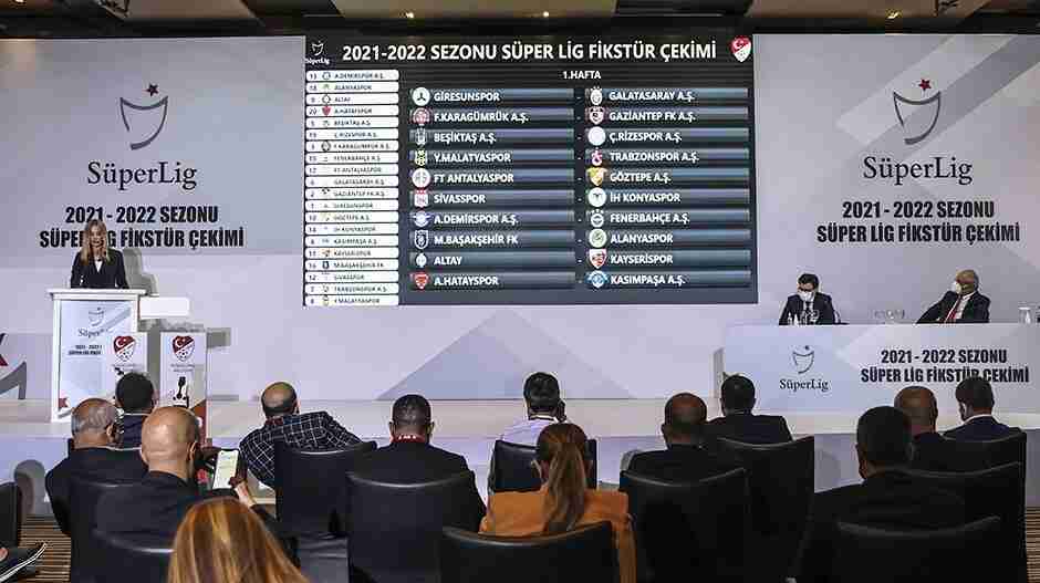 Süper Lig 2021-2022 sezonu fikstürü belli oldu...