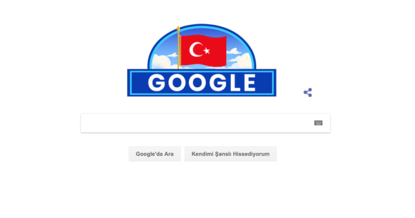 Google'dan 29 Ekim Cumhuriyet Bayramı'na özel logo Google'dan 29 Ekim Cumhuriyet Bayramı'na özel logo