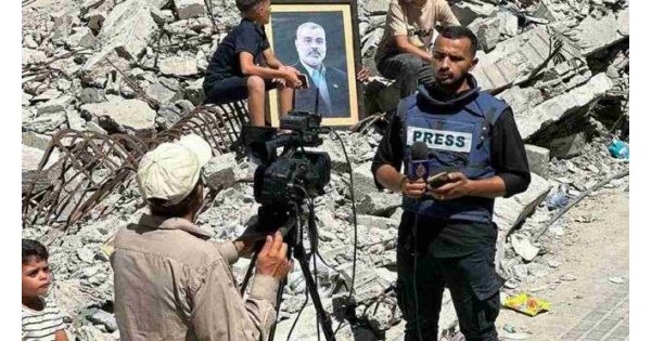 Haniye'nin şehit edilmesini haberleştiren gazeteciler de şehit edildi Haniye'nin şehit edilmesini haberleştiren gazeteciler de şehit edildi