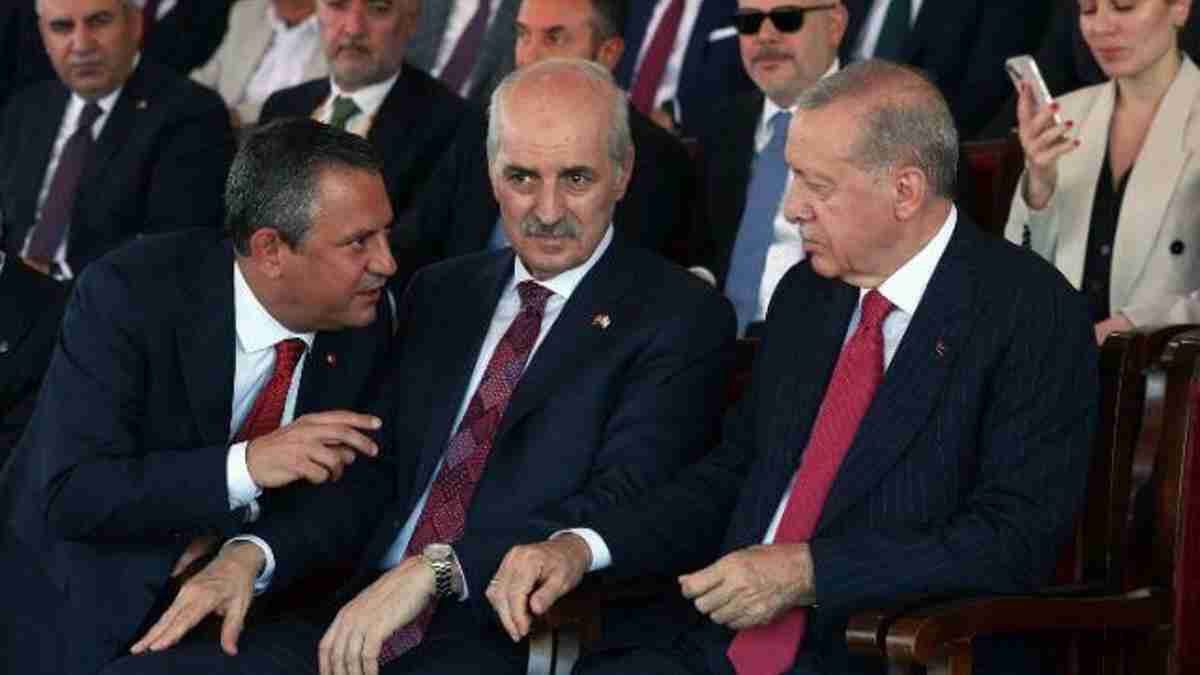 Yer: KKTC! Cumhurbaşkanı Erdoğan, Özgür Özel, Numan Kurtulmuş... 'Ne var kardeşim bu fotoğrafta!' 