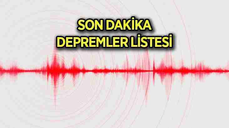 SON DAKİKA DEPREM Mİ OLDU? (4 AĞUSTOS) Anlık son depremler listesi AFAD! Bugün en son nerede, kaç büyüklüğünde deprem meydana geldi?
