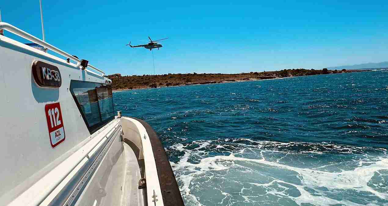 Fethiye'de bir koyda 60 düzensiz göçmen yakalandı