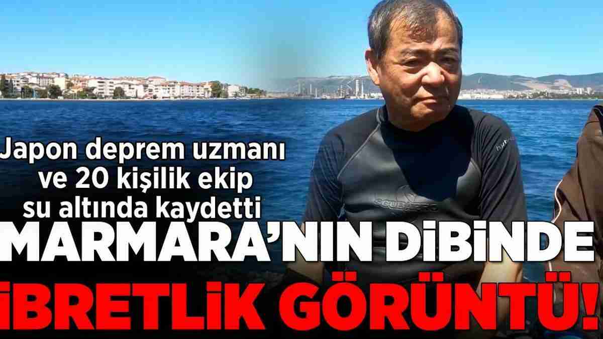 Japon deprem uzmanı su altında inceledi! Marmara'nın dibinde ibretlik görüntü