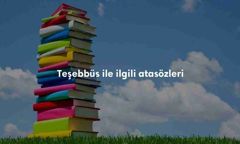 Teşebbüs ile ilgili atasözleri Teşebbüs ile ilgili atasözleri