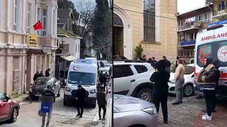 Sarıyer'de Santa Maria Kilisesi'nde silahlı saldırı: 1 ölü