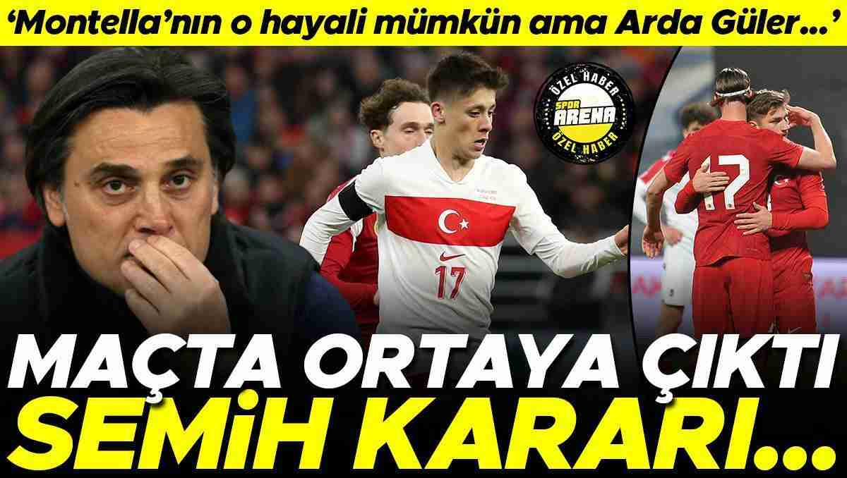 Arda Güler ve Semih Kılıçsoy uyarısı! Macaristan maçı sonrası seslendi: Montella'nın o hayali için...