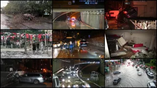 Ankara’da sağanak ve fırtına hayatı olumsuz etkiledi, ulaşım aksadı, sel ve su taşkınları yaşandı.