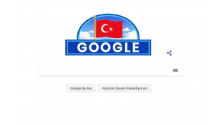 Google'dan 29 Ekim Cumhuriyet Bayramı'na özel logo